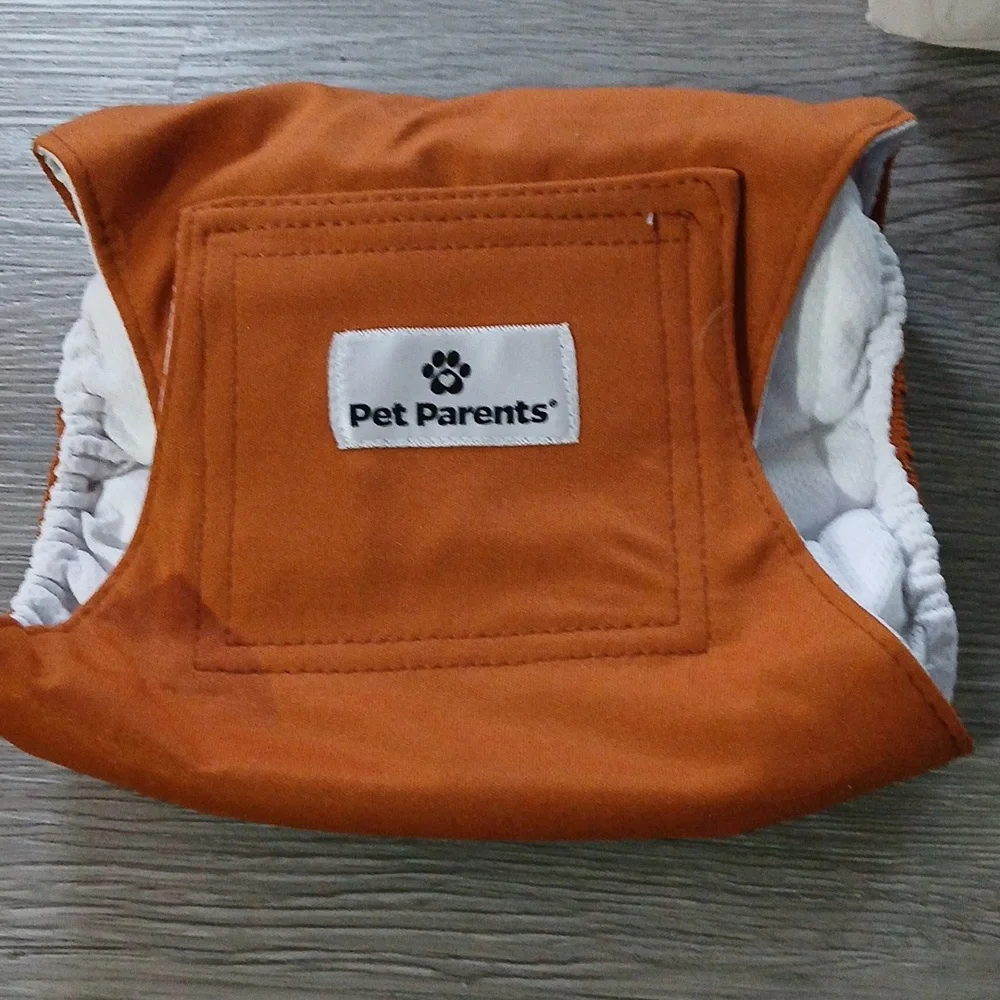 Pet Parents Set of 3 belly bands male dog diapers Sz M Waist 16
